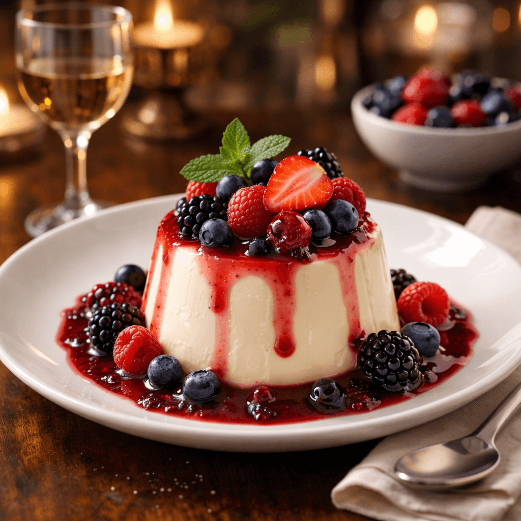 Panna Cotta ai Frutti di Bosco